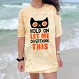 Hold On Let Me Overthink This Anxiety Introvert Overthinking Comfort Color Blast T-Shirt Citrine