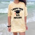 I Hope This BS Pays Off College Graduation Comfort Color Blast T-Shirt Citrine