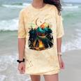 Id Rather Be Camping Great Outdoors Love Glamping Introvert Comfort Color Blast T-Shirt Citrine