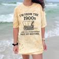 I'm From The 1900s And Yes It's Definitely Past By Bedtime Comfort Color Blast T-Shirt Citrine