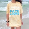 I'm Nicer Than My Face Looks Shy People Introverts Comfort Color Blast T-Shirt Citrine