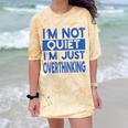 I'm Not Quite I'm Overthinking Introvert Quote Comfort Color Blast T-Shirt Citrine I'm Not Quite I'm Overthinking Introvert Quote Comfort Color Blast T-Shirt Citrine
