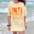 INTJ Architect Personality Introvert Sarcastic Orange Comfort Color Blast T-Shirt Citrine
