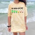 Introvert Cute My Social Battery Raglan Baseball Tee Comfort Color Blast T-Shirt Citrine Introvert Cute My Social Battery Raglan Baseball Tee Comfort Color Blast T-Shirt Citrine