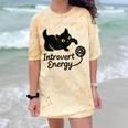 Introvert Energy Cat Love Cat Meme Comfort Color Blast T-Shirt Citrine Introvert Energy Cat Love Cat Meme Comfort Color Blast T-Shirt Citrine