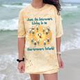 Introvert Extrovert Cartoon In Asstrovert World Comfort Color Blast T-Shirt Citrine Introvert Extrovert Cartoon In Asstrovert World Comfort Color Blast T-Shirt Citrine