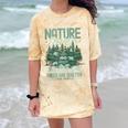 Introvert Nature Lover Introverted Forest Lover & Tree Comfort Color Blast T-Shirt Citrine