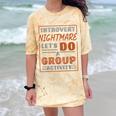 Introvert Nightmare Let's Do A Group Activity Introverted Comfort Color Blast T-Shirt Citrine Introvert Nightmare Let's Do A Group Activity Introverted Comfort Color Blast T-Shirt Citrine