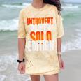 Introvert Party Solo Edition Sarcastic People Hater Comfort Color Blast T-Shirt Citrine Introvert Party Solo Edition Sarcastic People Hater Comfort Color Blast T-Shirt Citrine