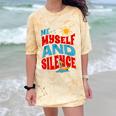 Introvert Relaxation Me Myself And Silence Summer Vacation For Men Women Comfort Color Blast T-Shirt Citrine Introvert Relaxation Me Myself And Silence Summer Vacation For Men Women Comfort Color Blast T-Shirt Citrine