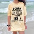 Introvert Sorry I’Ve Already Talked To One Person Today Comfort Color Blast T-Shirt Citrine Introvert Sorry I’Ve Already Talked To One Person Today Comfort Color Blast T-Shirt Citrine
