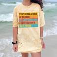 Introvert Stop Being Afraid Of Silence Just Awkward Comfort Color Blast T-Shirt Citrine