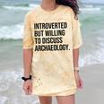 Introverted Archaeologist Archaeology Introvert Comfort Color Blast T-Shirt Citrine