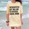 Introverted Caseworker Social Work Introvert Comfort Color Blast T-Shirt Citrine Introverted Caseworker Social Work Introvert Comfort Color Blast T-Shirt Citrine
