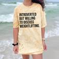 Introverted Weightlifter Gym Weightlifting Introvert Comfort Color Blast T-Shirt Citrine Introverted Weightlifter Gym Weightlifting Introvert Comfort Color Blast T-Shirt Citrine