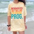 Introverted But Willing To Discuss Prog Rock Music Lover Comfort Color Blast T-Shirt Citrine Introverted But Willing To Discuss Prog Rock Music Lover Comfort Color Blast T-Shirt Citrine