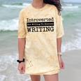Introverted But Willing To Discuss Writing Cool & Comfort Color Blast T-Shirt Citrine
