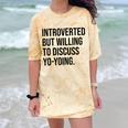 Introverted Yoyo Toy Player Yo-Yo Introvert Comfort Color Blast T-Shirt Citrine Introverted Yoyo Toy Player Yo-Yo Introvert Comfort Color Blast T-Shirt Citrine
