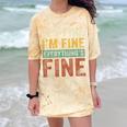 It's Fine I'm Fine Everything Is Fine Meme Introvert Sarcasm Comfort Color Blast T-Shirt Citrine It's Fine I'm Fine Everything Is Fine Meme Introvert Sarcasm Comfort Color Blast T-Shirt Citrine