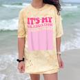 It's My Graduation Sign My Shirt Groovy Girls Graduation Comfort Color Blast T-Shirt Citrine