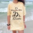 It's Miss Ms Mrs Dr Actually Doctor Graduation Comfort Color Blast T-Shirt Citrine