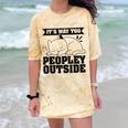 It's Way Too Peopley Outside Anti Social Introvert Comfort Color Blast T-Shirt Citrine It's Way Too Peopley Outside Anti Social Introvert Comfort Color Blast T-Shirt Citrine