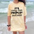 It's Way To Peopley Outside Introvert Comfort Color Blast T-Shirt Citrine