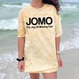 JOMO Joy Of Missing Out Fomo Fear Cozy Introvert Joke Comfort Color Blast T-Shirt Citrine JOMO Joy Of Missing Out Fomo Fear Cozy Introvert Joke Comfort Color Blast T-Shirt Citrine