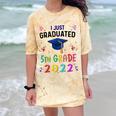 I Just Graduated 5th Grade Graduation Class 2022 Graduate Comfort Color Blast T-Shirt Citrine