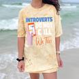 We Just Text Introvert For Quiet People Raglan Baseball Tee Comfort Color Blast T-Shirt Citrine We Just Text Introvert For Quiet People Raglan Baseball Tee Comfort Color Blast T-Shirt Citrine