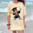 Kids Boys Grad Dabbing Graduation Class Of 2025 Comfort Color Blast T-Shirt Citrine