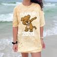 Kids Class Of 2031 Shirt Graduation Dabbing Dog Shirt Comfort Color Blast T-Shirt Citrine