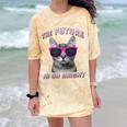 Kids Cool Future Is Bright Kids Graduation Or Birthday Comfort Color Blast T-Shirt Citrine