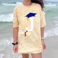 Kids Initial J Letter For Boys Preschool Graduation Kindergarten Comfort Color Blast T-Shirt Citrine