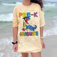Kids Pre-K Graduate Dinosaur T-Rex Pre Kindergarten Graduation Comfort Color Blast T-Shirt Citrine