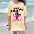 Kids Pre K Graduation Flossing Girl Nailed It Graduate Girls Comfort Color Blast T-Shirt Citrine