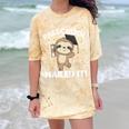 Kids Kids Preschool Nailed It Sloth Graduation Comfort Color Blast T-Shirt Citrine