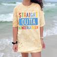 Kids STRAIGHT OUTTA KINDERGARTEN T-SHIRT FUNNY GRADUATION GIFT Comfort Color Blast T-Shirt Citrine