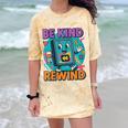 Be Kind Rewind 90s VHS Nostalgia Retro Comfort Color Blast T-Shirt Citrine Be Kind Rewind 90s VHS Nostalgia Retro Comfort Color Blast T-Shirt Citrine