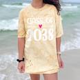 Kindergarten Class Of 2038 First Day School Graduation Girls Comfort Color Blast T-Shirt Citrine