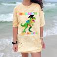 Kindergarten Graduation 1st Here We Come Class 2023 Dinosaur Comfort Color Blast T-Shirt Citrine