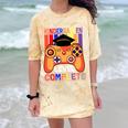 Kindergarten Graduation Level Complete Gamer Graduation Kids Comfort Color Blast T-Shirt Citrine