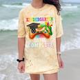Kindergarten Level Complete Last Day Of School Graduation Comfort Color Blast T-Shirt Citrine