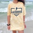 Lacrosse Senior Night Lacrosse Senior 2025 Graduation 33 Comfort Color Blast T-Shirt Citrine