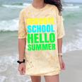 Last Day Of School Shirt Teacher Tee Graduation Comfort Color Blast T-Shirt Citrine