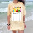 Last Day Of School Sign My Shirt Autograph Graduation Comfort Color Blast T-Shirt Citrine