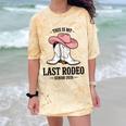 This Is My Last Rodeo Senior 2026 Cowgirl Graduation Comfort Color Blast T-Shirt Citrine