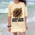 Licensed Masters Social Work Worker LMSW Graduation 2026 Comfort Color Blast T-Shirt Citrine