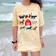 Life Is Better Around The Farm Nostalgia Trendy Comfort Color Blast T-Shirt Citrine