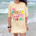 Little Miss Pre-K Grad 2026 Preschool Graduation Kids Girls Comfort Color Blast T-Shirt Citrine